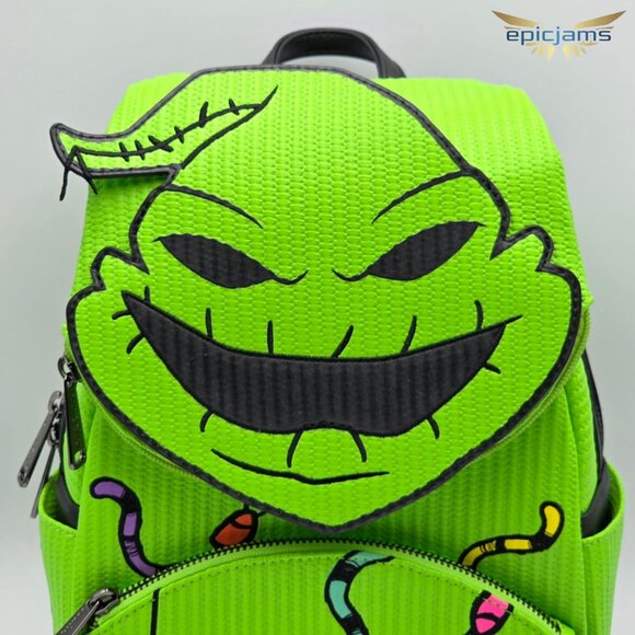 Loungefly Disney The Nightmare Before Christmas Oogie Boogie GITD Mini Backpack - Picture 7 of 8